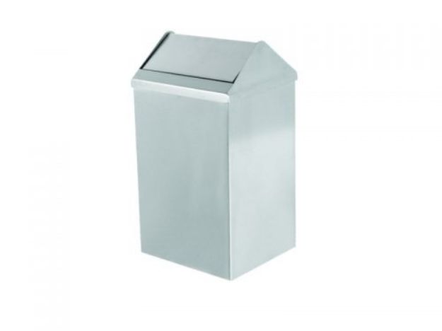 16 lt 430 Kalite Sallanır Kapaklı Çöp Kovası