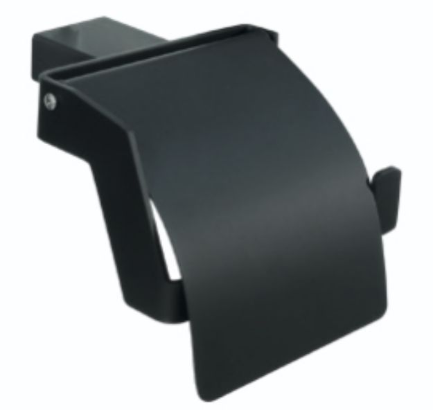 SS304 Black - Kapaklı Kağıtlık