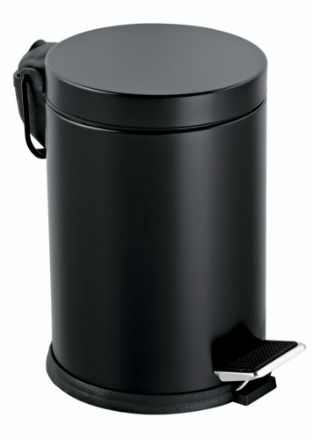 Alina Black - 5 Litre Pedallı Kova