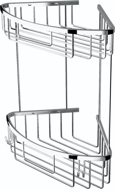 İkili Köşe Şampuanlık Siyah